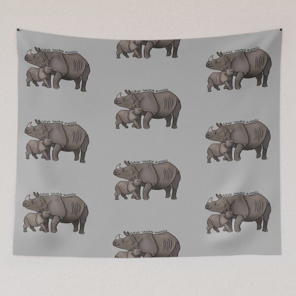 Item preview, Save Javan Rhinos designed and sold by PinkRhino24.