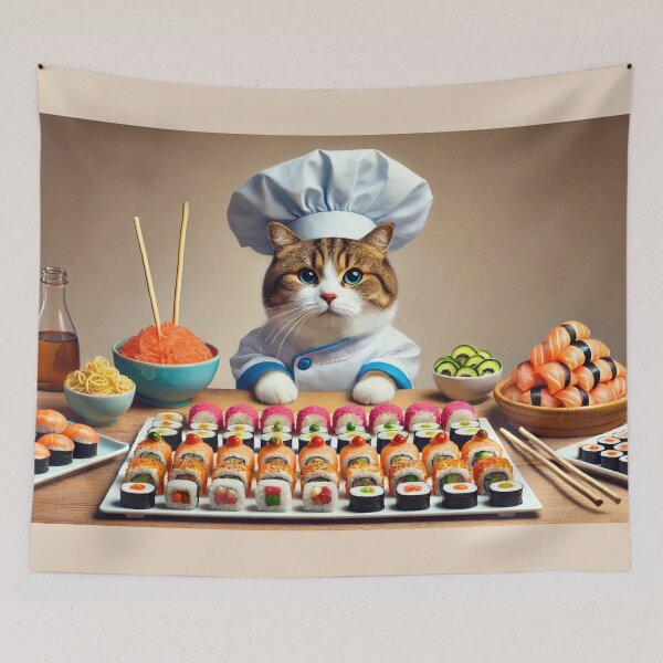 Item preview, Chef Maki - Sushi Master at Work designed and sold by WheelieGdArt.