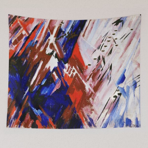 Item preview, Red and Blue Rayonism (Beach) designed and sold by Aeroplane Tees.