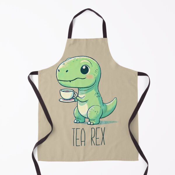 Item preview, Cute Tea-Rex Dinosaur Kawaii Pun Design for Tea Lovers designed and sold by Victor Shadehorn.