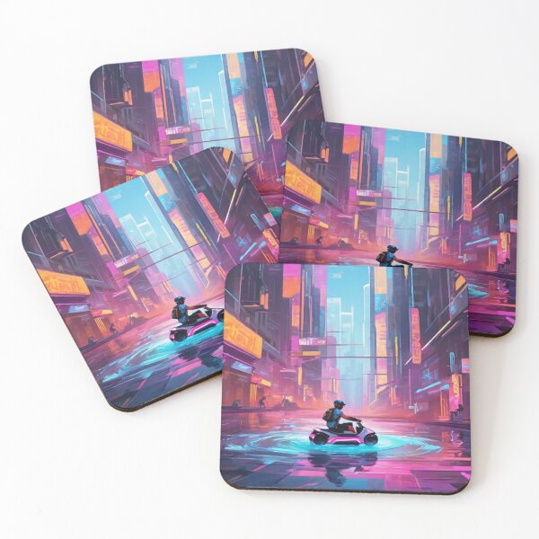 Item preview, Loneliness in a Bright Dystopian City designed and sold by KilianSzmid.