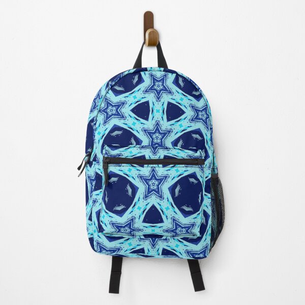 Item preview, Abstract Modern Brushstroke Pattern Splash Indigo Variation No.15 Aqua, Navy, Turquoise  designed and sold by MirabiliaMagpie.