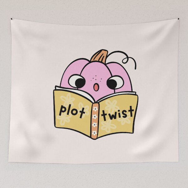 Item preview, plot twist | pumpkin in awe designed and sold by Neadoodles.