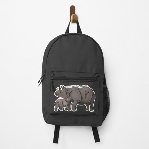 Item preview, Save Javan Rhinos (outline) designed and sold by PinkRhino24.