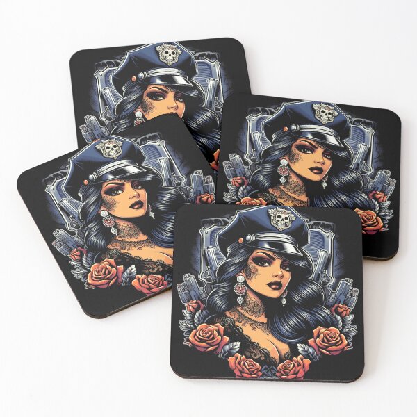 Item preview, Hot Cop Girl designed and sold by PulpVintage.