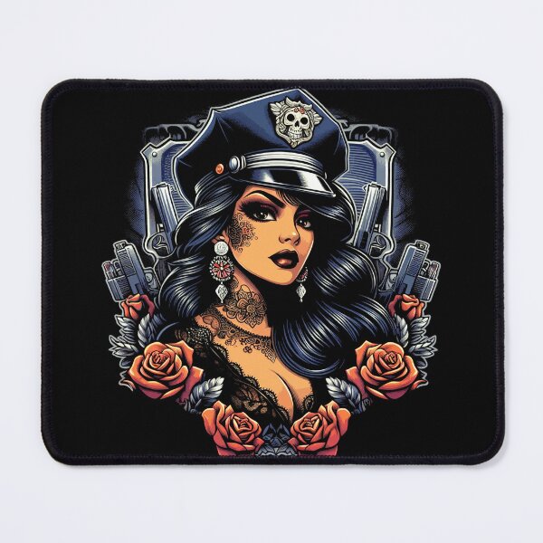 Item preview, Hot Cop Girl designed and sold by PulpVintage.