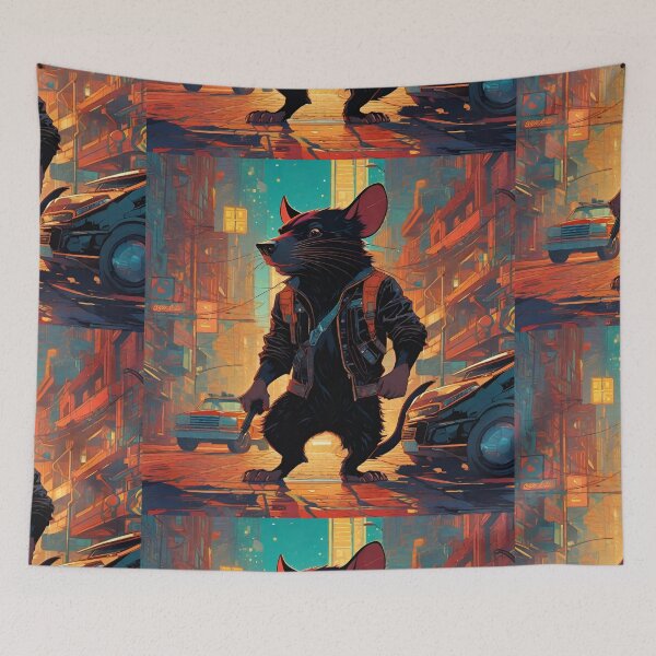 Item preview, Rat Character in Noir Setting  designed and sold by pUNKnown.