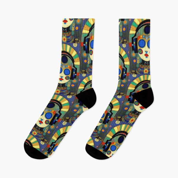 Item preview, Abstract Robot Art designed and sold by TheDarkWardrobe.