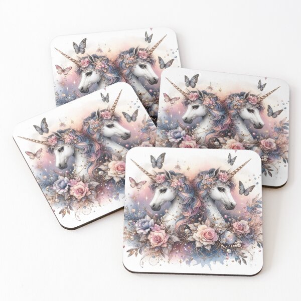 Item preview, Whimsical Unicorns designed and sold by purplesensation.