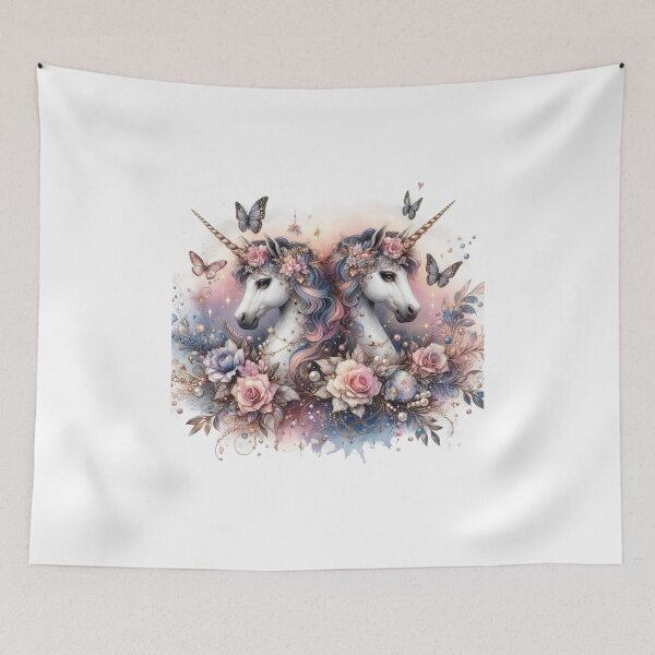 Item preview, Whimsical Unicorns designed and sold by purplesensation.