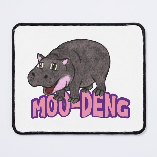 Item preview, Adorable Hippo Moo deng – Fun and Playful Animal designed and sold by Kopiopang studio.