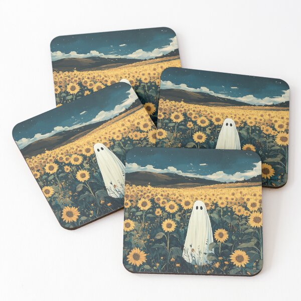 Item preview, Night Ghost In A Sunflower Field designed and sold by DreamyLemons.