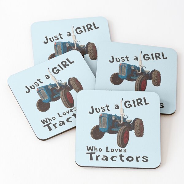 Item preview, Just a girl who loves tractors designed and sold by SEADOGPRINTS.