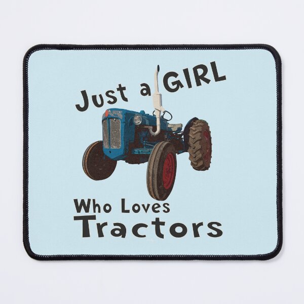 Item preview, Just a girl who loves tractors designed and sold by SEADOGPRINTS.