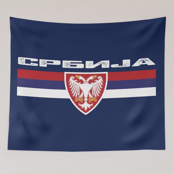 Item preview, Camiseta de Serbia designed and sold by SerwearStore.