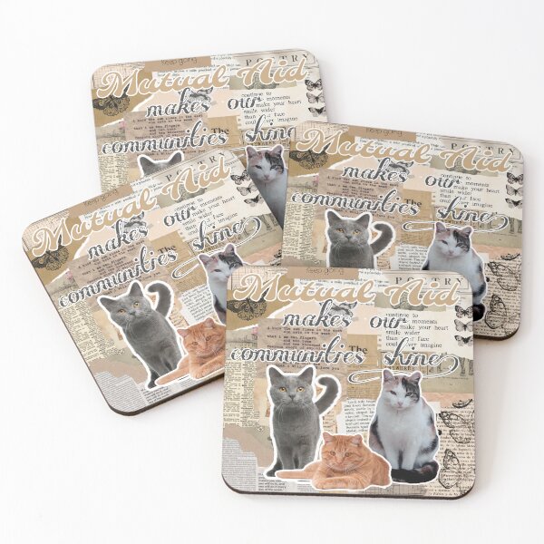 Item preview, Mutual Aid Cats designed and sold by TheGingerQueen.