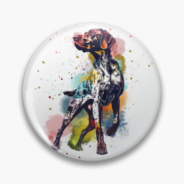 Item preview, German Shorthair Pointer | Colorful Watercolor Design #1 designed and sold by MatsurexDesigns.