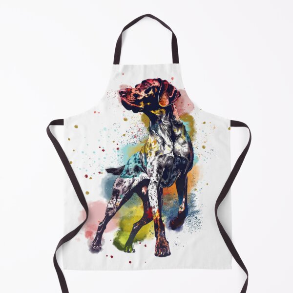 Item preview, German Shorthair Pointer | Colorful Watercolor Design #1 designed and sold by MatsurexDesigns.