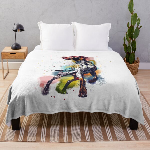 Item preview, German Shorthair Pointer | Colorful Watercolor Design #1 designed and sold by MatsurexDesigns.