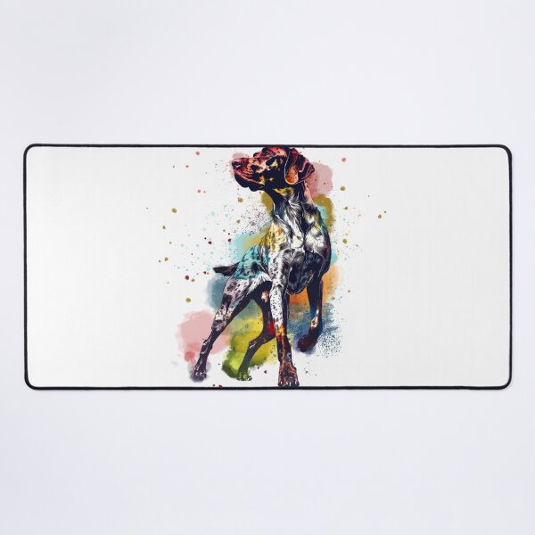 Item preview, German Shorthair Pointer | Colorful Watercolor Design #1 designed and sold by MatsurexDesigns.