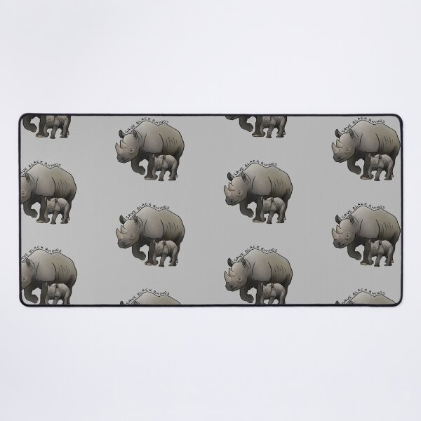 Item preview, Save Black Rhinos designed and sold by PinkRhino24.