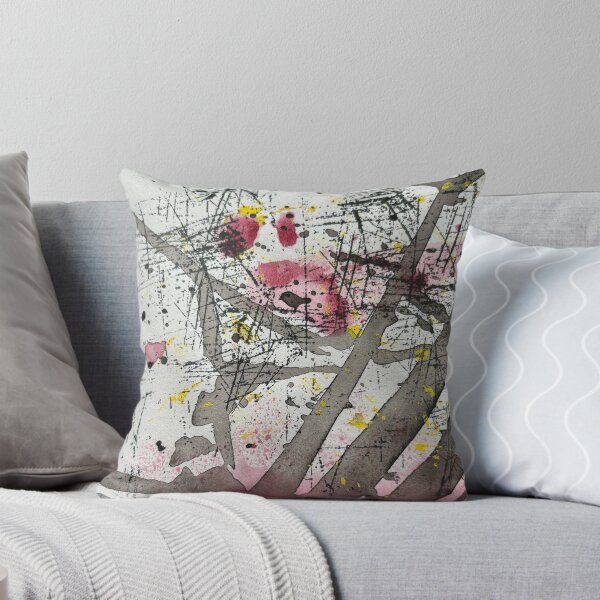 Item preview, Watercolour, little black bird in a thicket of bushes designed and sold by WildLadyWood.