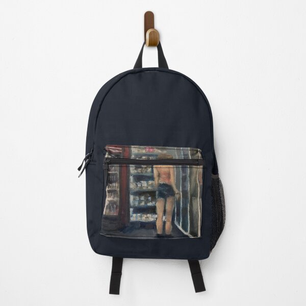 Item preview, Supermarket girl - Oil painting designed and sold by maliafecteau.