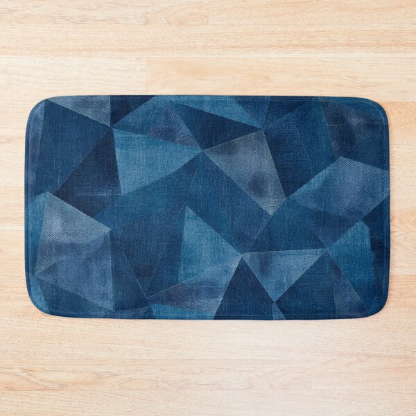 Item preview, Modern Geometric Denim Texture Pattern designed and sold by Fab-Haven.