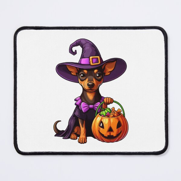 Item preview, Miniature Pinscher Dog Halloween designed and sold by doodIllustrate.