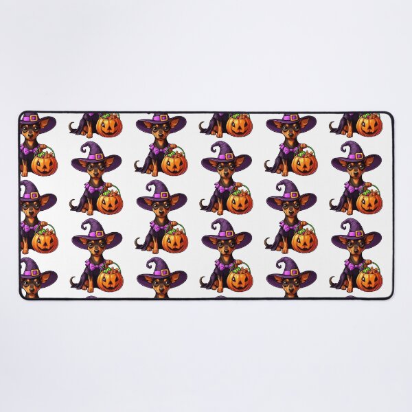 Item preview, Miniature Pinscher Dog Halloween designed and sold by doodIllustrate.