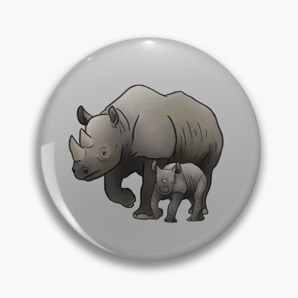 Item preview, Black Rhino Love designed and sold by PinkRhino24.