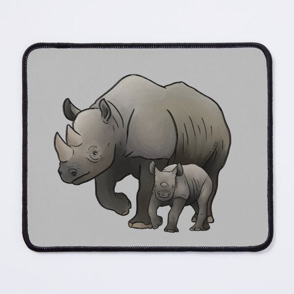 Item preview, Black Rhino Love designed and sold by PinkRhino24.