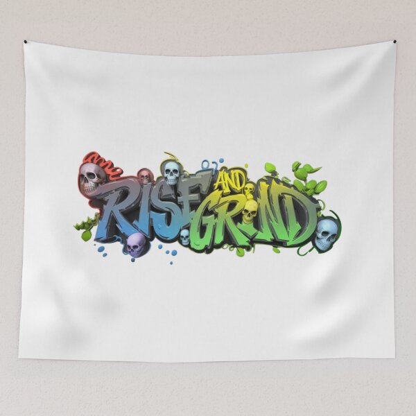 Item preview, Rise and Grind Skulls designed and sold by CookiesMerch.