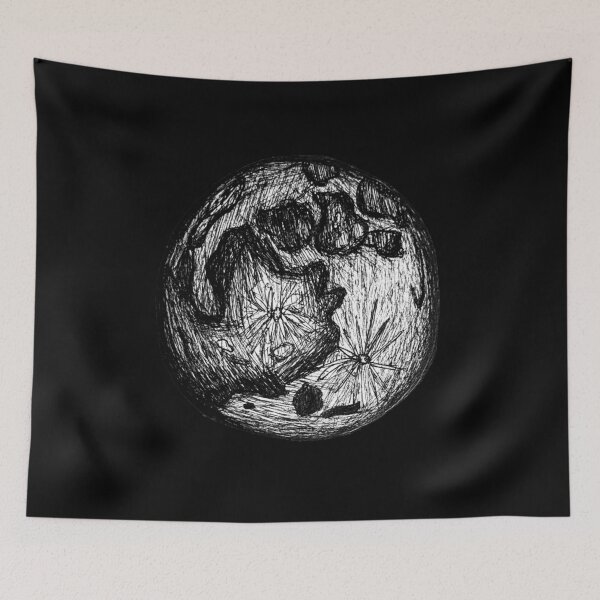 Item preview, the moon in detail designed and sold by elliekurt.