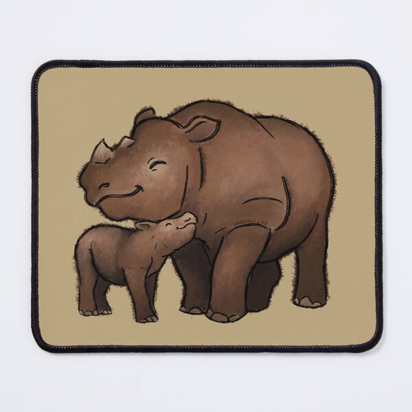 Item preview, Sumatran Rhino Love designed and sold by PinkRhino24.