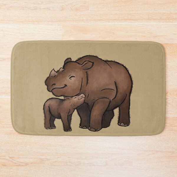 Item preview, Sumatran Rhino Love designed and sold by PinkRhino24.