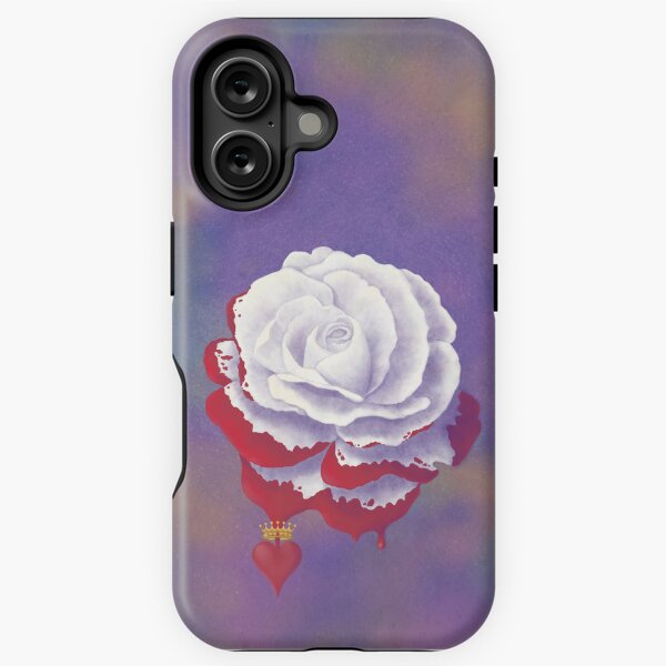 Painted Rose - Rectangular Image iPhone Tough Case
