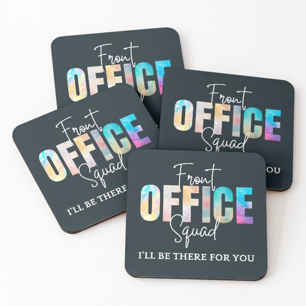 Item preview, Front Office Squad I'll Be There For You Water Color School Desk, Front Office, Admin, Reception, Front Door designed and sold by WAB Garb.