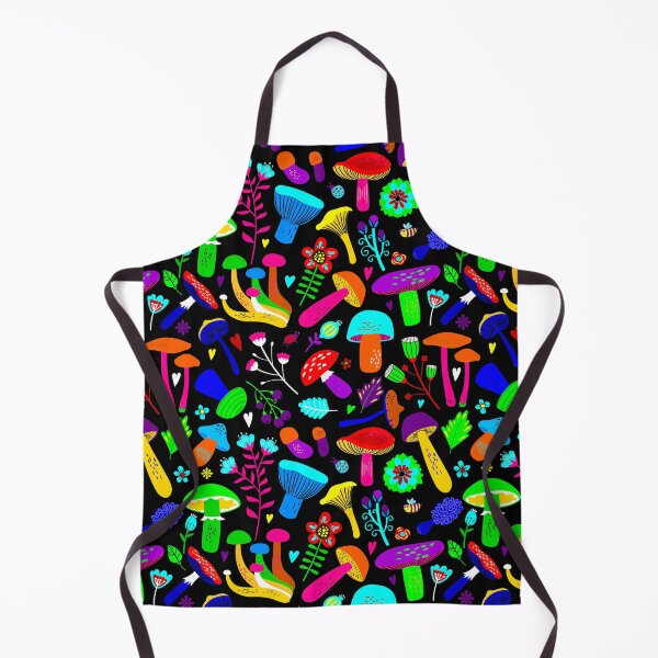 Item preview, psychedelic mushrooms retro floral vibrant designed and sold by Gossip Rag.