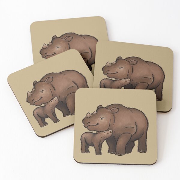 Item preview, Sumatran Rhino Love designed and sold by PinkRhino24.