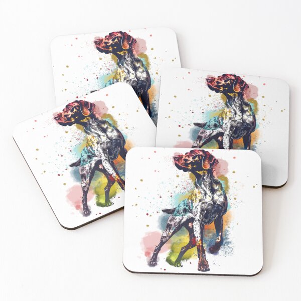 Item preview, German Shorthair Pointer | Colorful Watercolor Design #1 designed and sold by MatsurexDesigns.