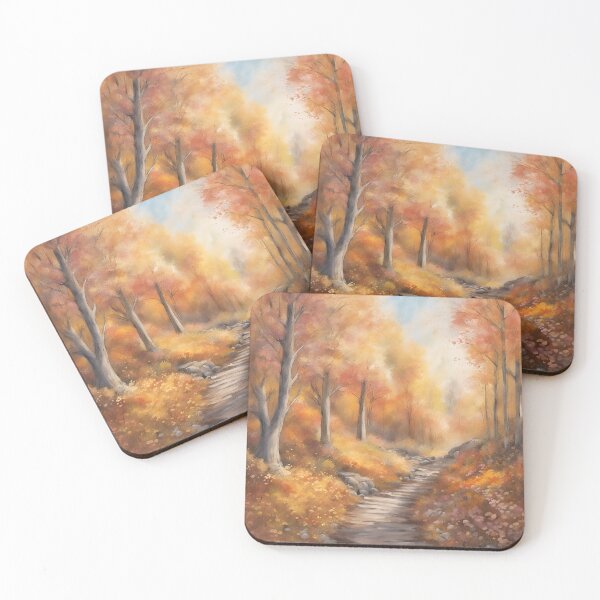 Item preview, A Trail in Autumn Woods designed and sold by Gingezel.