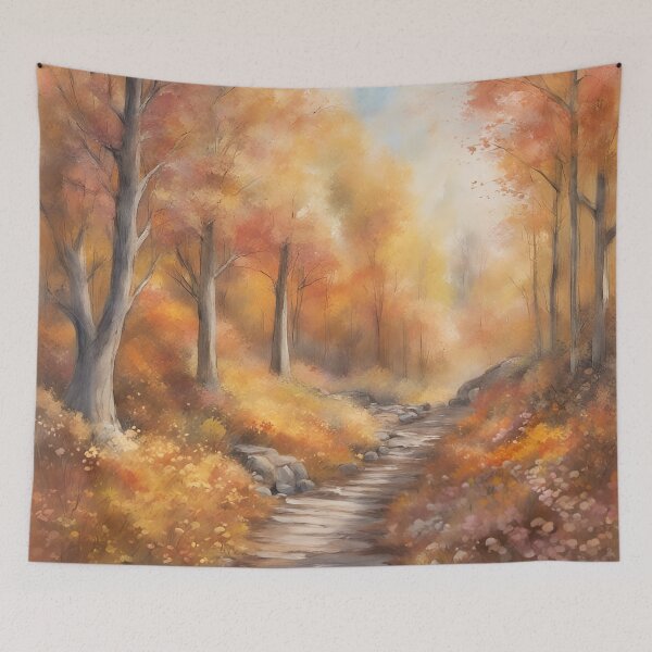 Item preview, A Trail in Autumn Woods designed and sold by Gingezel.