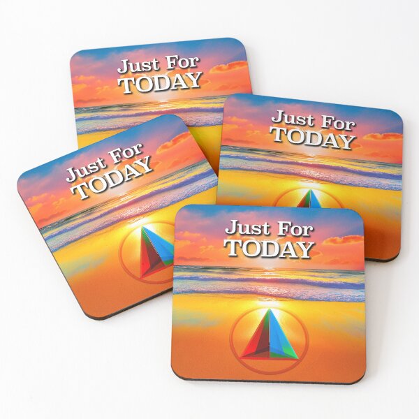 Item preview, Just For TODAY AA Slogan Beach at Sunrise designed and sold by ApexDesigners.
