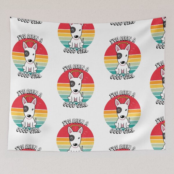 Item preview, Cute bull terrier dog is a good girl designed and sold by Pet Station.