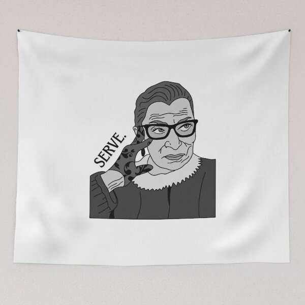 Item preview, Ruth Bader Ginsburg Serve Queen designed and sold by ashleygus.