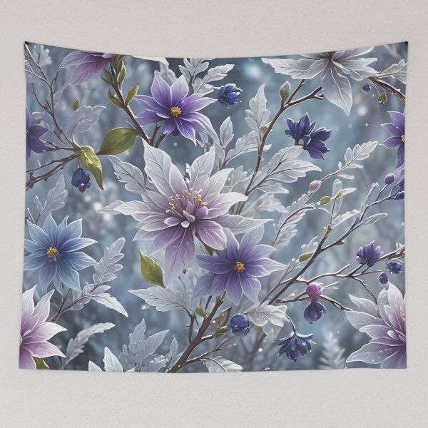Item preview, Beautiful Crystal Frosted Winter Blooms Garden  designed and sold by celartinspire.