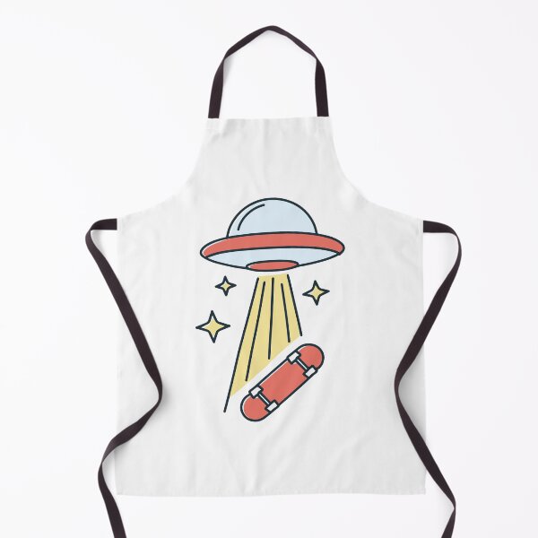 Item preview, UFO lifting a skateboard with a beam of light designed and sold by rasagamastore.