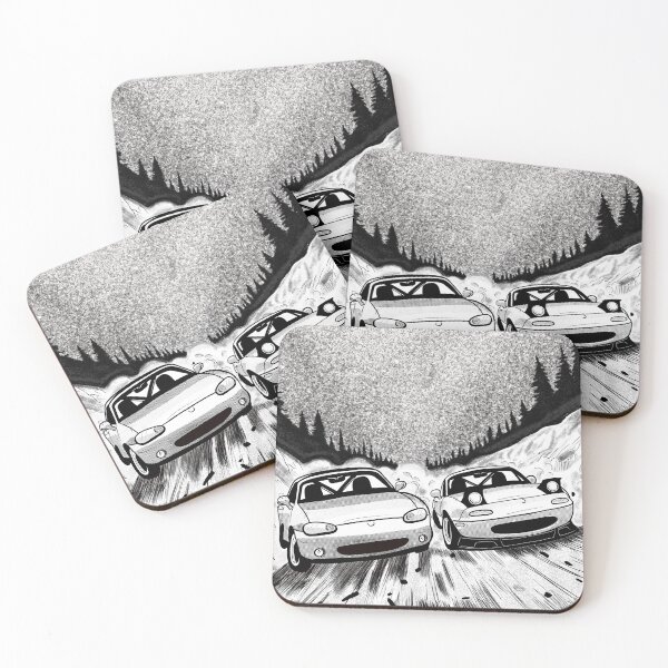 Item preview, Manga Miata Art designed and sold by CaffeinatedGearhead.