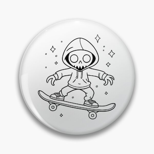Item preview, Zombie with hoodie playing skateboard designed and sold by rasagamastore.